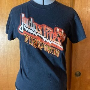 Classic Judas Priest firepower concert tee